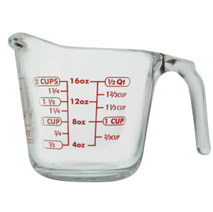 32 oz Glass Measuring Cup | 4 Pack