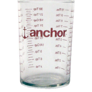 Triple Pour Measuring Glass w/ Lid 8 oz. - Anchor Hocking FoodserviceAnchor  Hocking Foodservice